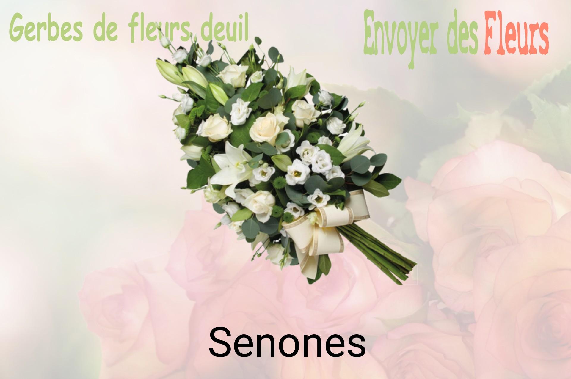 Gerbe de fleurs de deuil livrée à Senones